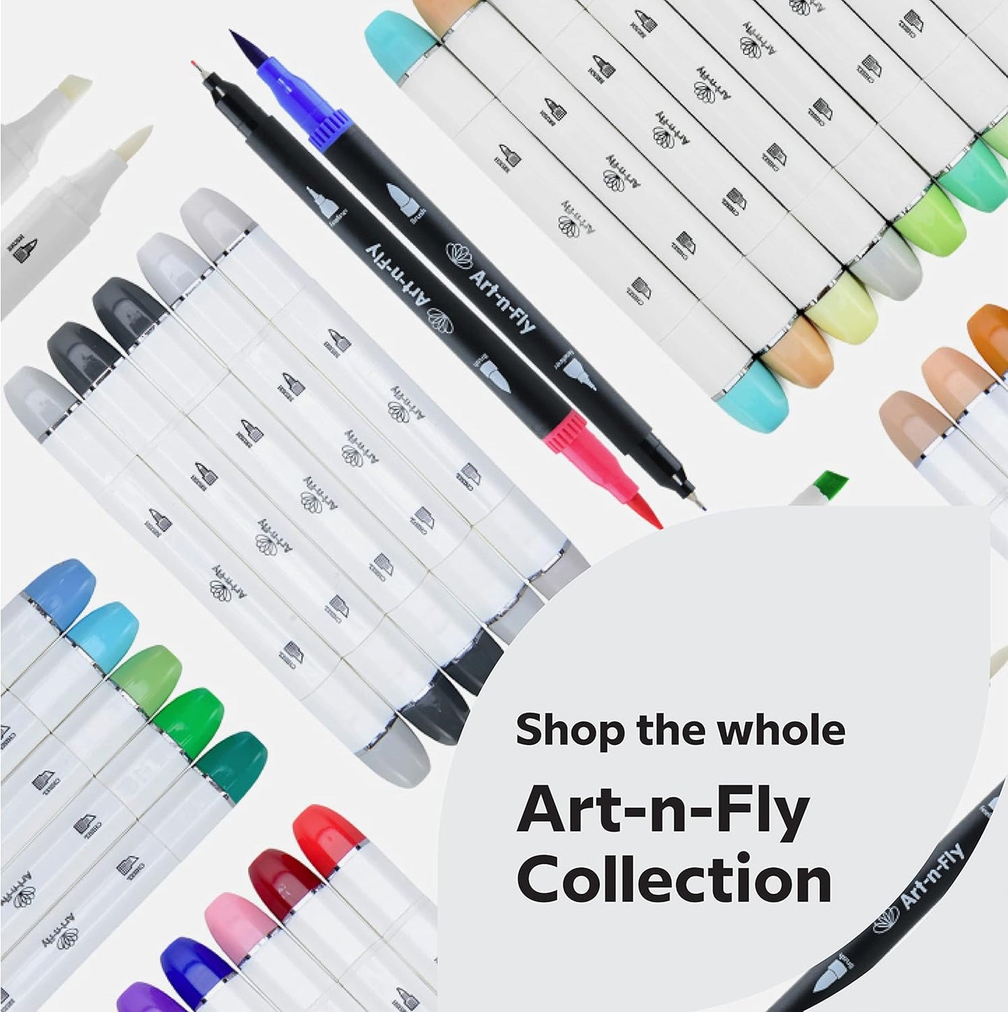 Micro Pen Set - 6 Assorted Sizes - Black Ink Fineliner Pens | Waterproof, No Bleed & Quick-Dry Fine Point Pen with Japanese Archival Pigment Ink for Drawing, Sketching, Manga, Illustration
