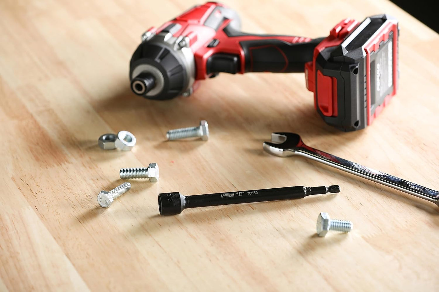 70655-1/2-Inch Magnetic Impact Nut Driver - Impact Grade Nut Setter with Industrial Strength Magnet