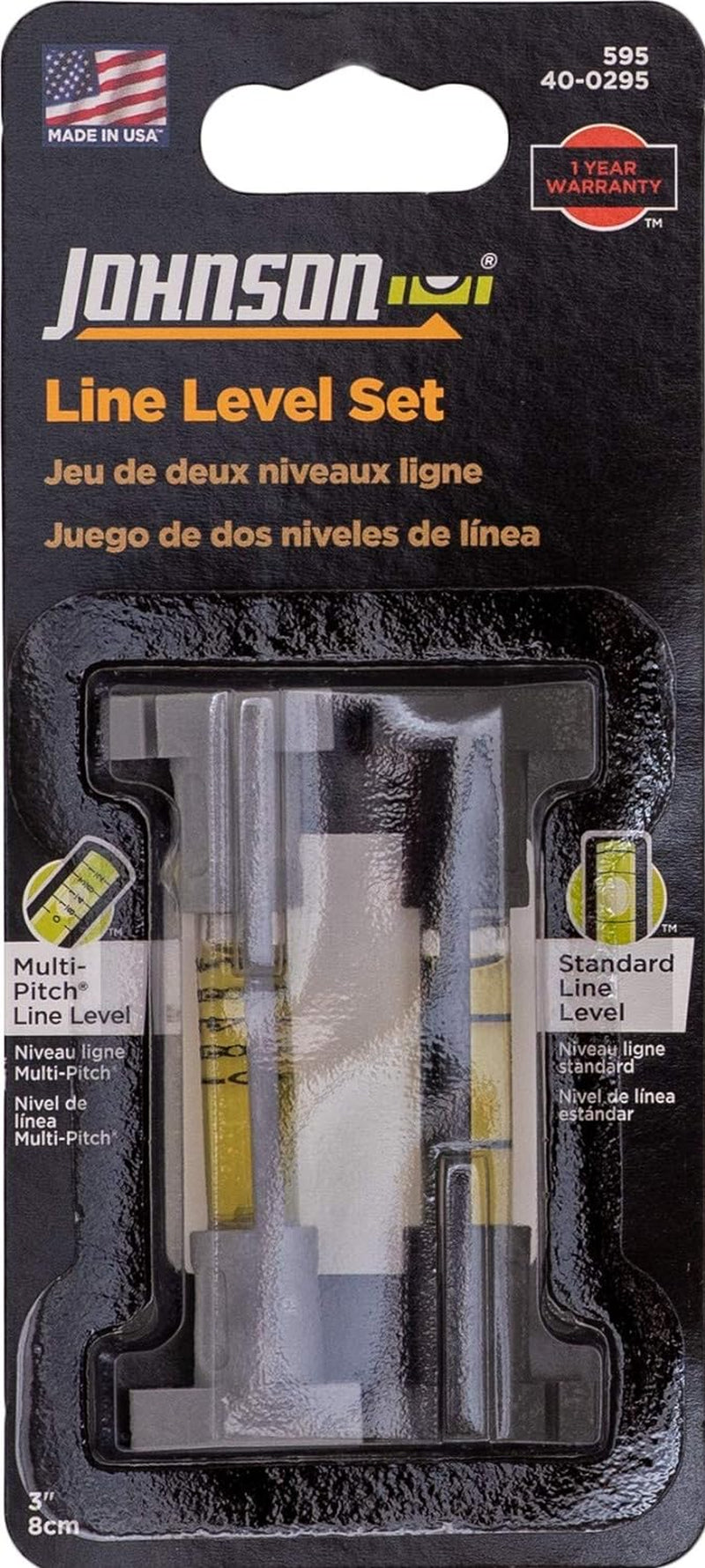 Level & Tool 595 Structo-Cast Line Level, 3", 1 Level Kit